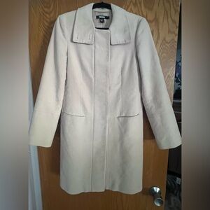 DKNY Cream Trench Coat for Women
